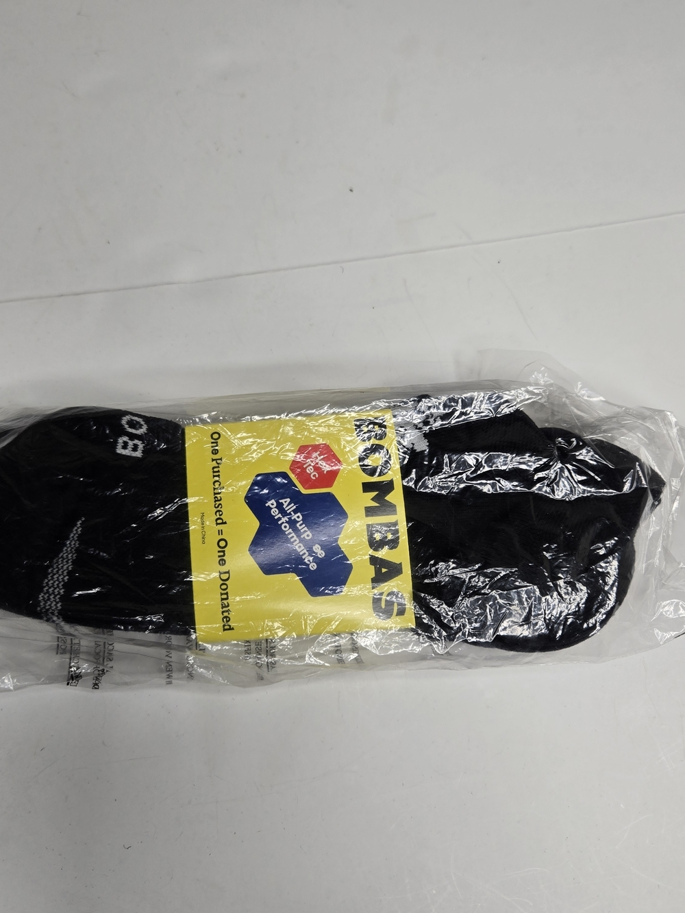 Bombas Men's Black No-Show Athletic Socks 3 Pack